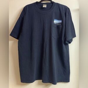 Alliance Rental Solutions vintage black shirt, size XL. Y2K